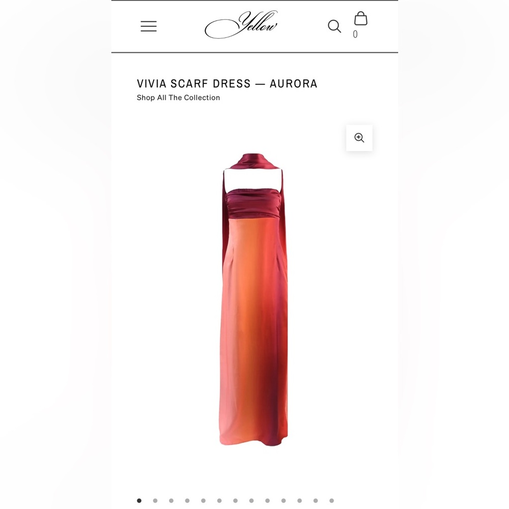 YLLW THE LABEL- Vivia scarf dress- Aurora